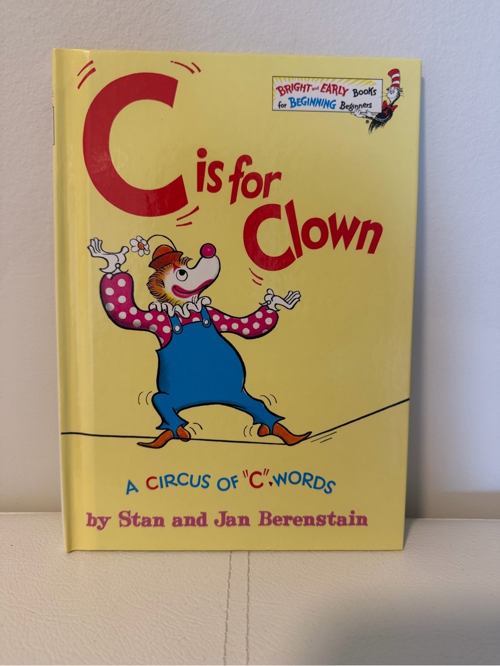 C Is for Clown Stan & Jan Berenstain Hardcover Grolier Book Club Edition